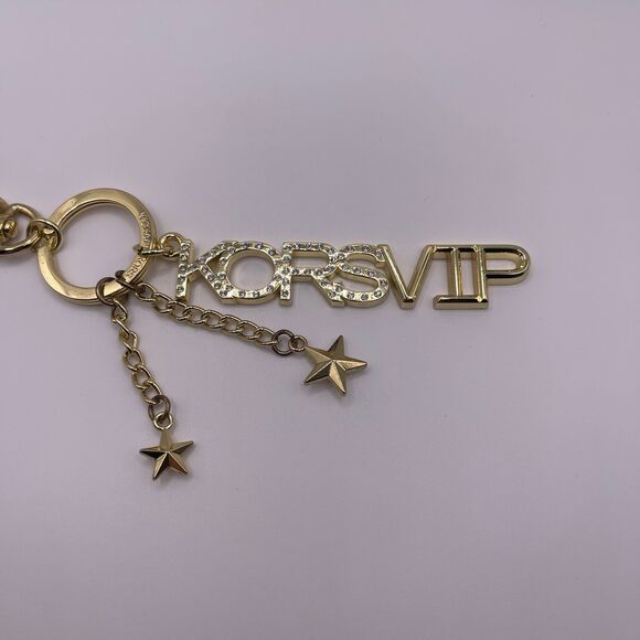 Michael Kors Crystal Embellished 'Kors VIP' Charm Keychain - Picture 11 of 11